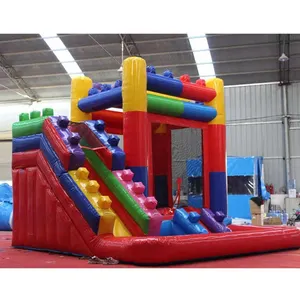 Commercial Wet Dry Bouncer Slide Combo Inflatable Bouncy Moonwalk Jumping Castle Bounce House For Kids Adults