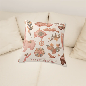 Couvre-oreiller en fausse fourrure en peluche simple face avec image personnalisée Couvre-oreiller en tissu matelassé Boho moderne et doux avec imprimés rectangulaires et carrés pour un usage domestique - Product Image 4