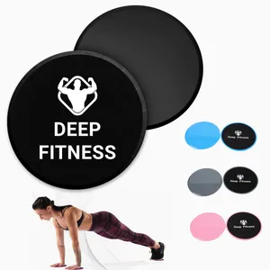 Custom Push-Up Floors Sliding Gym Pilates Gliders Ab Exercise Core Sliders Fitness Workout Gliding Discs