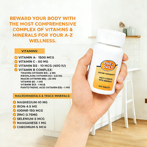 OEM/ODM Soporte Nutricional Diario Integral para 22 Nutrientes Esenciales en Tabletas de Vitaminas y Minerales con Alto Contenido - Product Image 6