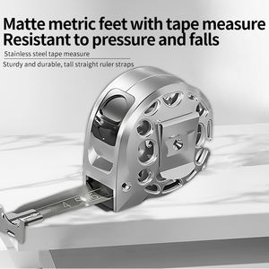 Ruban à mesurer en acier inoxydable de 5 m, règle à mesurer rétractable portable, outil de mesure pour la maison, l'agriculture et l'industrie - Product Image 3