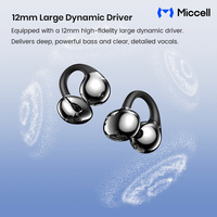 Miccell Wholesale 6.0 Headphones Ear-ckip Wireless Headphones Music Call Earphones Sports Earbuds untuk Iphone, Samsung.