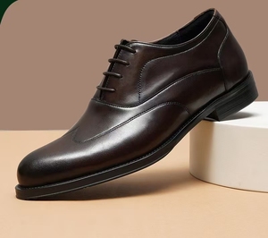 Hot Selling Products 2025 Fashion Ankle Walking Style <b>Boots</b> Men Business Shoes Genuine Leather Men's Office Dress Shoes Oxfords - Product Image 4