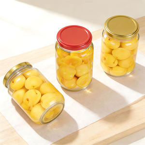 Bocal en verre pour la mise en <span class=keywords><strong>conserve</strong></span> des aliments à la maison, 480 ml, 500 ml, 750 ml, 770 ml, bocal rond transparent pour les cornichons avec couvercle en métal à visser - Product Image 4