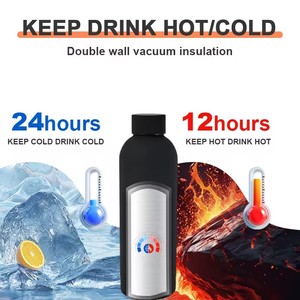 Botol Minum Vakum Stainless Steel 304 500ml Grosir AS, Dinding Ganda, Termos <span class=keywords><strong>Frosted</strong></span>, Gaya Sport - Product Image 2