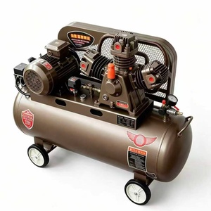 Venta Directa de Fábrica, Compresor de Aire de Pistón de Alta Presión de 8/<span class=keywords><strong>12</strong></span>.5 bar y 3 kW HQ-0.38, Bomba de Aire Potente de 3 Cilindros Accionada por Correa - Product Image 2