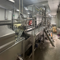 Máquina de Freír Papas Fritas y Chips de Yuca con Calentamiento a Gas, de Bajo Precio en África, con Capacidad de 50kg, 100kg, 150kg, 200kg, Línea de Producción de Fábrica