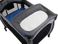 <span class=keywords><strong>Lit</strong></span> de voyage pliable <span class=keywords><strong>pas</strong></span> <span class=keywords><strong>cher</strong></span> au design tropical, parc pour bébés, berceau métallique pour bébés et enfants, chambre, hôtel ou salon - Product Image 6