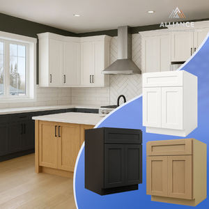 Muebles de Cocina Modernos B24-B30 |   Listo para enviar a EE. UU. Gabinetes de Cocina para Almacén |   Gabinetes de Cocina Estilo Americano RTA - Product Image 1