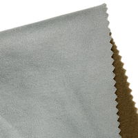 Tissu en daim écologique élégant et chaud pour le style Ripstop d'hiver avec fonction antistatique pour les vestes et les manteaux des filles