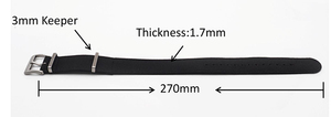 20 22mm Noir Tan Couleur Nylon <span class=keywords><strong>Bracelet</strong></span> Sport Type Toile <span class=keywords><strong>Bracelet</strong></span> Tissu Toile <span class=keywords><strong>Nato</strong></span> - Product Image 6