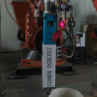 Robot d'impression 3D KUKA à six axes pour la production de vases décoratifs, imprimante robotique industrielle OEM