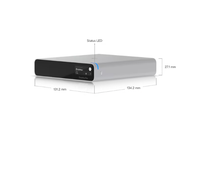 Contrôleur réseau UniFi Cloud Key Gen2 Plus UCK-G2-SSD avec disque dur 1 To pour système WiFi, gestion à distance et contrôle centralisé
