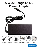 Alimentation 100W 120w 180w Max Alimentation 12v 24v 48v 2a 3a 4a 5a 6a 15v Adaptateur Ac Dc Adaptateurs d'alimentation de bureau