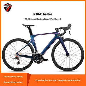 Vélo de route en fibre de carbone R10 à 22 vitesses, vente directe usine, pédale ordinaire R10-C - Product Image 2