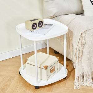 Petit support de rangement moderne minimaliste de style Ins Éclairage de chevet confortable Meubles de table de chevet simples Meubles de salon - Product Image 1