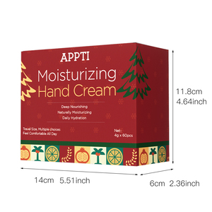 Crème pour les mains en édition cadeau de Noël, marque privée, naturelle, biologique, 5 extraits de plantes, nourrissante, rafraîchissante, soin quotidien de la peau des mains - Product Image 6