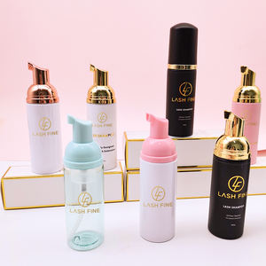 Livraison rapide <span class=keywords><strong>de</strong></span> marque privée, créez votre propre parfum personnalisé pour cils, shampoing et après-shampoing vides, flacon noir rose vert - Product Image 5