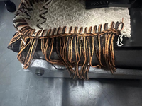 Machine à coudre industrielle QK2200 pour les bords de tapis, machine à tricoter les franges d'écharpe