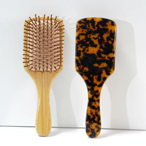 <span class=keywords><strong>แปรง</strong></span>หวีผมแบบเข็มด้ามไม้ไผ่สำหรับใช้ในบ้านหวีป้องกันไฟฟ้าสถิตย์เบาะอากาศทรงรีรีแบบ2025ใหม่ออกแบบได้ตามที่ต้องการ - Product Image 5