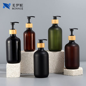 Bouteille de lotion pour animaux de compagnie Minnie 500 ml, givrée, avec pompe, pour shampoing, gel douche, cosmétiques, recharge, soins quotidiens, utilisation en voyage - Product Image 3