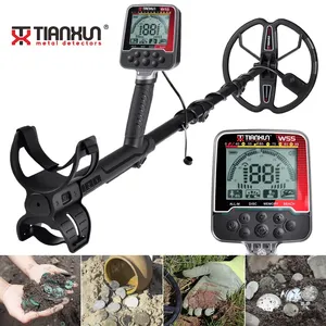 Détecteur de métaux HEDAO entièrement étanche IP68 W55 19kHz Bobine de 10 pouces 4 modes 25 heures Autonomie 1-3M de profondeur pour la détection de trésors et l'or - Product Image 1