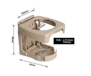 מאפרה מתקפלת לרכב מחזיק כוסות מים רב תכליתי מתלה משקאות אביזרים אוטומטיים