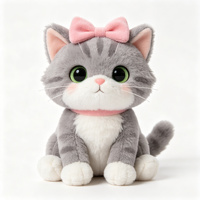 Peluche personnalisée en forme d'animal, ours, lapin, chat, dinosaure, licorne, peluches douces, cadeau pour enfants