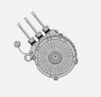 Kit moteur EV générique - Compatible avec les voitures classiques à petit moteur refroidi par air (10kw 15kw 20kw)