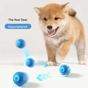 Elektrische slimme interactieve hondenbal speelgoed, automatisch springend, oplaadbaar, waterdicht TPU puppy speelgoed voor kleine en middelgrote honden en katten - Product Image 2