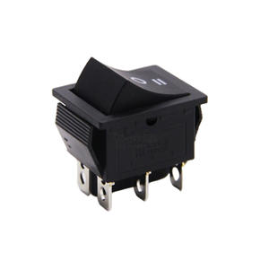 Interrupteur à bascule tripolaire 6 positions avant/arrière pour générateur à double pôle avec alimentation à rotation inversée pour moteur - Product Image 1