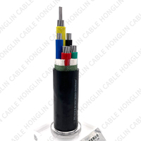 0,6/1kV 4-adrig 25mm 70mm 120mm 150mm 240 mm2 CU/XLPE/PVC-Elektrokabel Draht Stromkabel Preis pro Meter