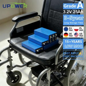 ULi sel baterai Lithium Prismatic, 3.2V 25ah Lifepo4 Pak baterai untuk kursi roda listrik & kapal selam 12V 24V 48V - Product Image 1