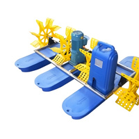 Nouveau flottant roue à aubes Aquaculture Machine aérateur poisson crevettes pompe à oxygène noyau moteur engrenage moteur composants pompage de l'eau