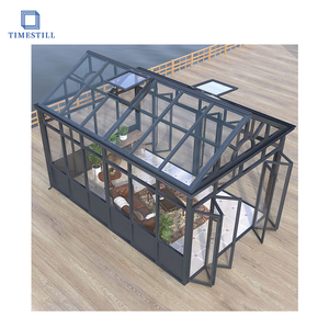 Cour chinoise moderne Jardin Sun Room Cercle d'affaires Magasins transparents avec isolation phonique Salle de soleil en verre trempé - Product Image 5