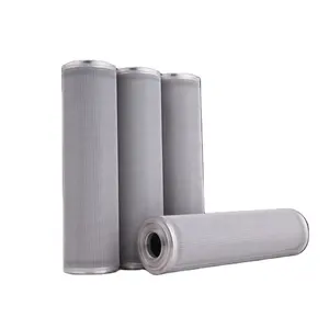 LIANDA Stainless steel sintered mesh filter cartridge sintered metal filter with customized shape and end fitting adapter