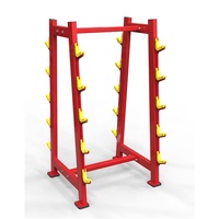 Soporte de Barra de Pesas de Metal para Gimnasio Comercial o Casa, Equipo de Fitness, Banco, Color Personalizable, Planificación de Espacio 3D Gratuita