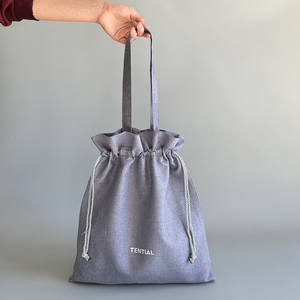 Bolso de Mano de Lino Transpirable para Mujer, Bolsos de Mano de Lino Portátiles, Bolsos de Compras con Diseño Personalizado - Product Image 5