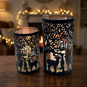 Wholesale Supply Iron Pillar Candle <b>Holder</b> Stand Waterproof Natural Durable Christmas Home Decoration Handmade Portable - Product Image 2