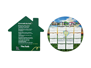 Planificateur magnétique pour réfrigérateur en papier en gros, calendrier découpé sur mesure, aimant pour calendrier magnétique pour réfrigérateur - Product Image 1