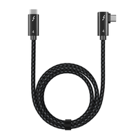 Kabel Thunderbolt Pengisian Daya Super Cepat dan Kabel Tipe C ke Tipe C Pengisian Cepat 100w 1 Meter, Kabel Data 40gbps untuk Laptop