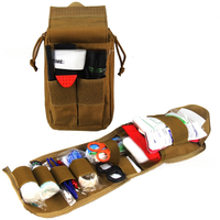 Sac à dos médical tactique de camping en plein air en nylon Trousse de premiers soins d'urgence pour les situations de sauvetage