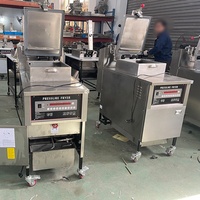 Friteuse à pression à gaz en acier inoxydable certifiée CE |   Machine à poulet frit style KFC pour équipement de cuisine de restaurant