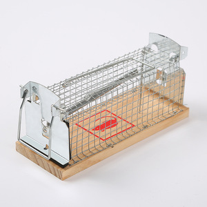 Trampa para Ratones de Madera A0437 para Control de Plagas de Jardín, Trampa de Malla Metálica para Ratas, Jaula Trampa para Ratones Vivos, Trampa Humana Sin Matar - Product Image 2