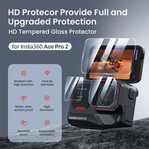 AMagisn HD Protector de vidrio templado para <span class=keywords><strong>Insta360</strong></span> AcePro2 Protector de pantalla Película Protector de lente de vidrio templado para AcePro2 - Product Image 2