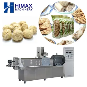 Automatic Textured Soya Protein Machine Textured Vegetable Soya Protein Making Machines Extrusion Soya Meat Making Machine