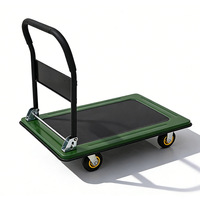 Carretilla de Plataforma Plegable de Hierro Industrial Multicolor Personalizada con 4 Ruedas 2026