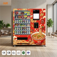 Máquina Expendedora Profesional Inteligente para Restaurantes, Combinación de Comida Rápida (Fideos Instantáneos y Bebidas)