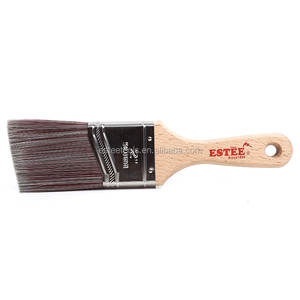 <span class=keywords><strong>Precio</strong></span> barato pincel de madera 1-4 pulgadas mango de madera barnizada pincel de pintura Industrial DIY buen <span class=keywords><strong>precio</strong></span> pinceles de pared - Product Image 2