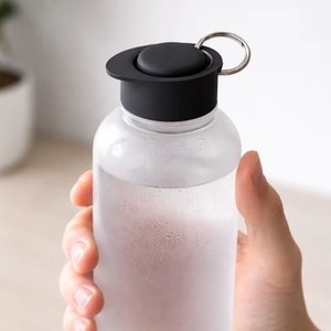 Tapón <span class=keywords><strong>de</strong></span> <span class=keywords><strong>silicona</strong></span> <span class=keywords><strong>de</strong></span> grado alimenticio sin BPA, hermético, a prueba <span class=keywords><strong>de</strong></span> fugas, reutilizable, con llavero, para mantener frescas las bebidas - Product Image 3